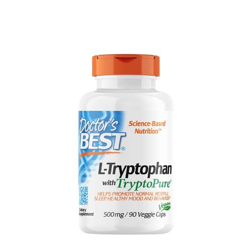 Doctor's Best L-triptofán (Tryptopure) 500 mg (90 Veggie Kapszula)