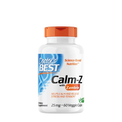Doctor's Best Stresszoldó és Nyugtató kapszula - Calm With Zembrin 25 mg  (60 Veggie Kapszula)