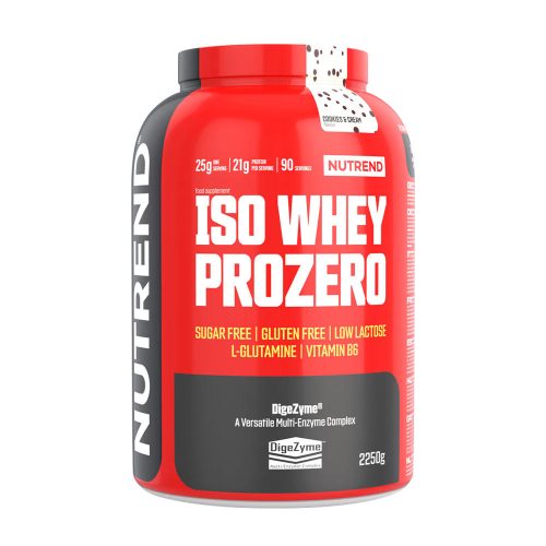 Nutrend Iso Whey Prozero (2250 g, Csokis Keksz és Krém )