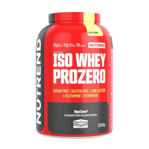 Nutrend Iso Whey Prozero (2250 g, Vaníliás puding)