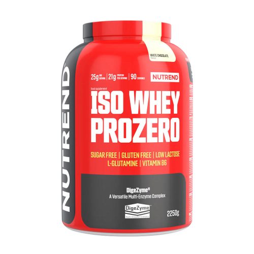 Nutrend Iso Whey Prozero (2250 g, Fehér Csokoládé)