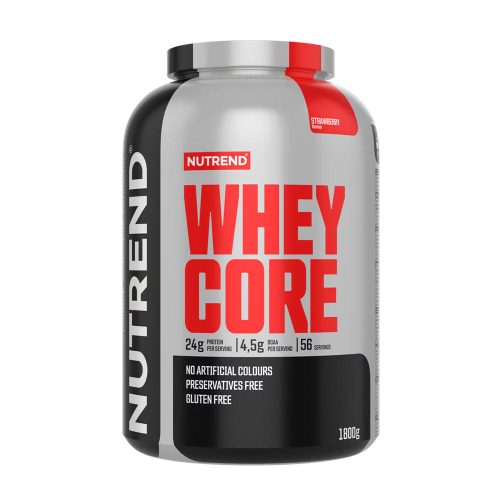 Nutrend Whey Core - Tejsavófehérje koncentrátum (1800 g, Eper)