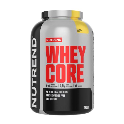 Nutrend Whey Core - Tejsavófehérje koncentrátum (1800 g, Vanília)