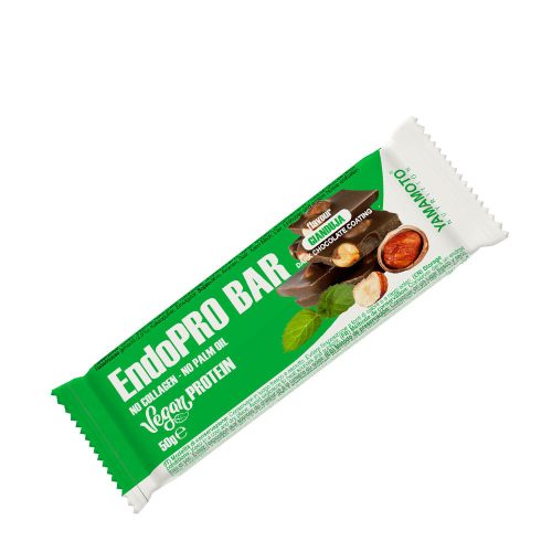 Yamamoto Research Vegán Fehérjeszelet - Endopro Bar  (1 Szelet, Gianduja (mogyorópasztás csoki))