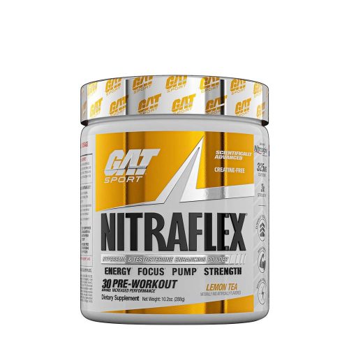 GAT Sport Nitraflex Advanced - Edzés Előtti Energizáló (30 Adag, Citromos Tea)