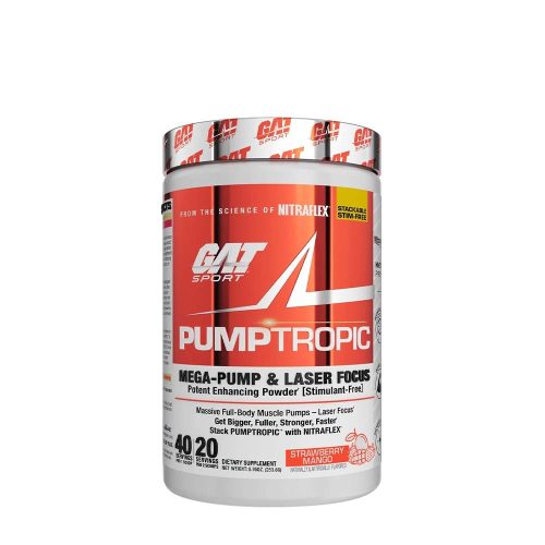 GAT Sport Pumptropic - Stimulánsmentes Edzés Előtti (40 Adag, Eper Mangó)