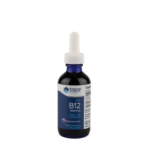 Trace Minerals Folyékony Ionizált B12 1000 mcg - Liquid Ionic B12 1000 mcg  (59 ml)