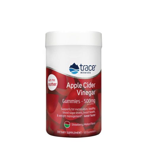 Trace Minerals Almaecet gumicukor - Apple Cider Vinegar (60 Gumicukor, Eper Görögdinnye)