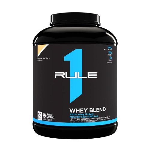 Rule1 Kevert Tejsavófehérje por - Whey Blend  (2240 g, Csokis Keksz és Krém )