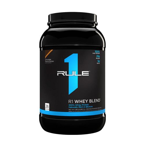 Rule1 Kevert Tejsavófehérje por - Whey Blend  (28 Adag, Csokoládés Mogyoróvaj)