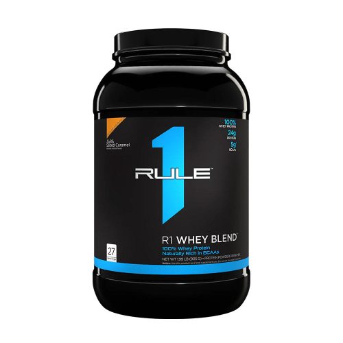 Rule1 Kevert Tejsavófehérje por - Whey Blend  (28 Adag, Enyhén sós karamell)