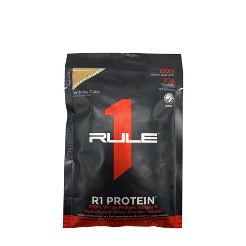 Rule1 R1 Protein Sample - Tejsavó-Izolátum és Hidrolizátum por Minta (1 db, Birthday Cake)