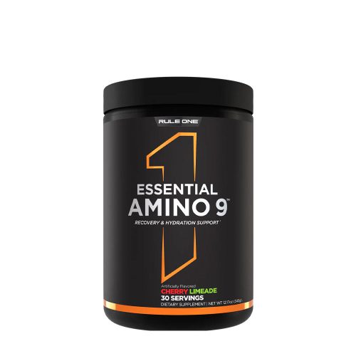 Rule1 Esszenciális Aminosav por - Essential Amino 9  (345 g, Cseresznyés Limonádé)