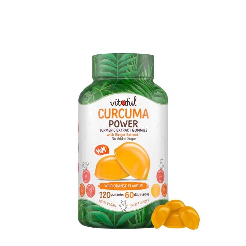 Vitaful Kurkuma gumicukor - Curcuma Power Vitamins  (120 Gumicukor)