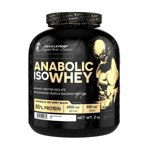 Kevin Levrone Komplex Tejsavófehérje-izolátum por - Anabolic Iso Whey  (2 kg, Fehércsokoládés Kókusz)