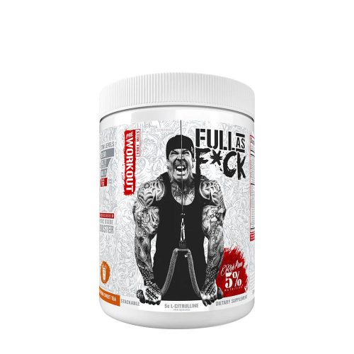 5% Nutrition Full As F*ck - Legendary Series - Edzés Előtti Tejlesítményfokozó (25 Adag, Déli Jeges Tea)