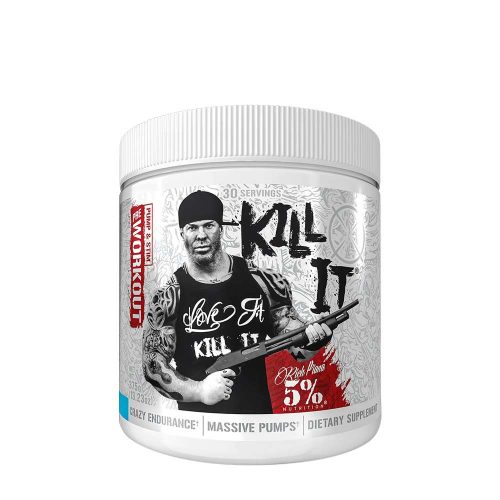 5% Nutrition Kill It - Legendary Series - Edzés Előtti Pörgető (30 Adag, Kékmálna Limonádé)