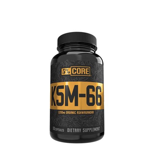 5% Nutrition KSM-66 - Core Series - Magas Koncentrációjú Ashwagandha Kivonat (90 Kapszula)