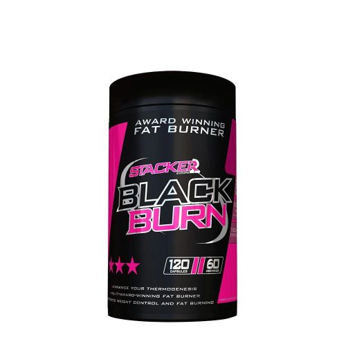 Stacker2 Europe Black Burn - Termogenikus Zsírégető (120 Kapszula)