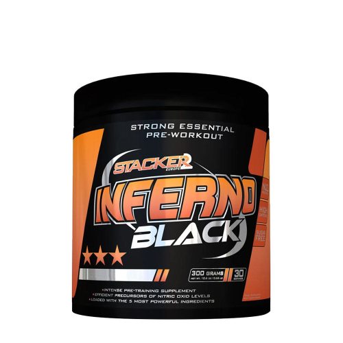 Stacker2 Europe Inferno Black - Edzés Előtti Energizáló (300 g, Citrom Lime)