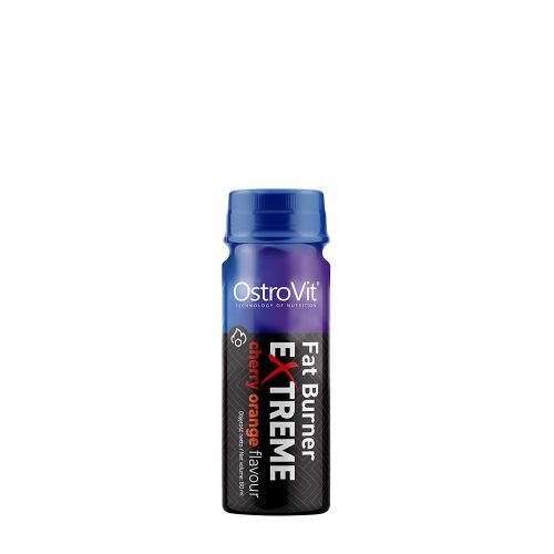 OstroVit Fat Burner Extreme Shot - Zsírégető Ital (80 ml, Narancs Cseresznye)