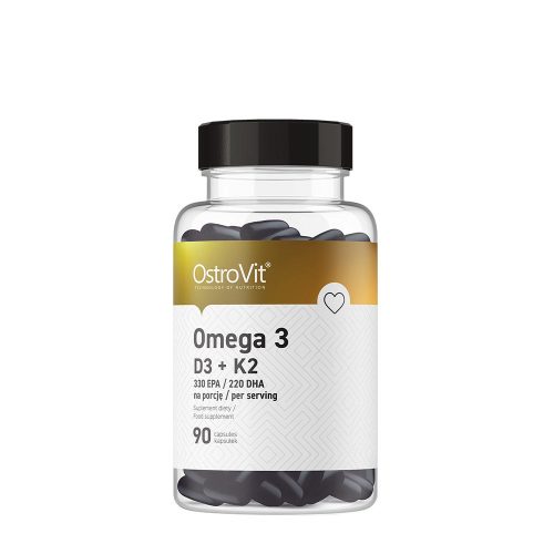 OstroVit Omega 3 D3 + K2 (90 Kapszula)