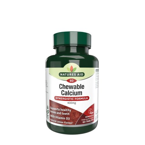 Natures Aid Kalcium Rágótabletta D3-vitaminnal (60 Tabletta)