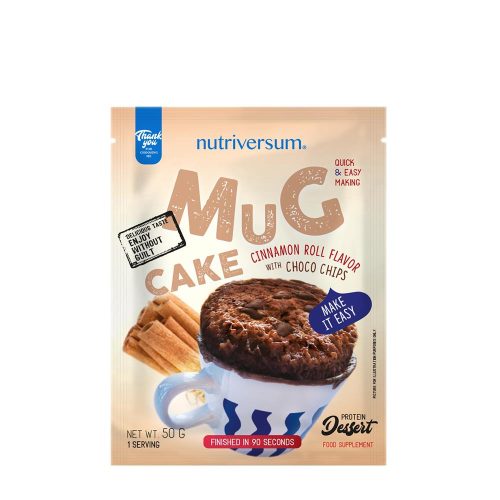 Nutriversum Mug Cake - DESSERT - Bögrés Süti (50 g, Fahéjas Csiga)