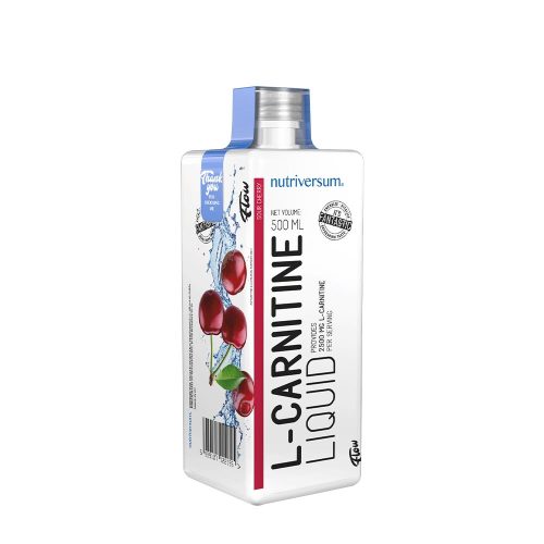 Nutriversum L-Carnitine 2500 mg - FLOW - Folyékony L-karnitin (500 ml, Meggy)