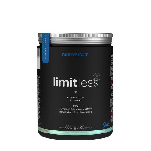 Nutriversum Limitless PWO - Edzés Előtti Energizáló (380 g, Rágógumi)