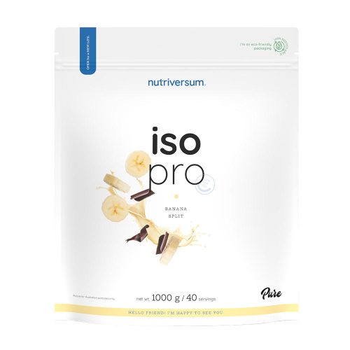 Nutriversum Iso Pro - Tejsavófehérje Izolátum (1000 g, Banán Split)