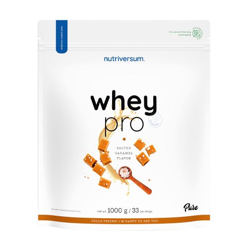 Nutriversum Whey PRO - Tejsavó Fehérje - PURE (1000 g, Sós Karamella)