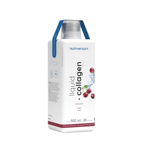 Nutriversum Liquid Collagen 10.000 Mg - Cukormentes kollagénital (500 ml, Cseresznye)