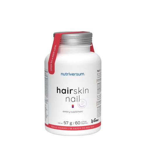 Nutriversum Hair Skin Nail - Haj, Bőr, Köröm kapszula (60 Kapszula)