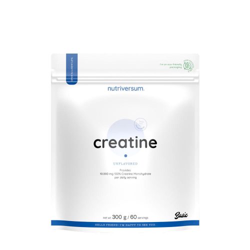 Nutriversum Creatine - BASIC (300 g, Ízesítetlen)