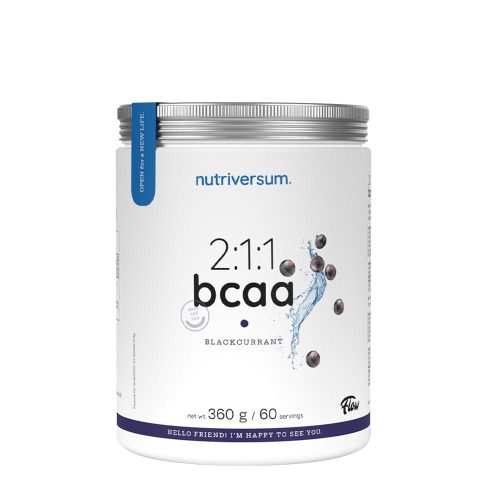 Nutriversum 2:1:1 BCAA - FLOW (360 g, Fekete Ribizli)