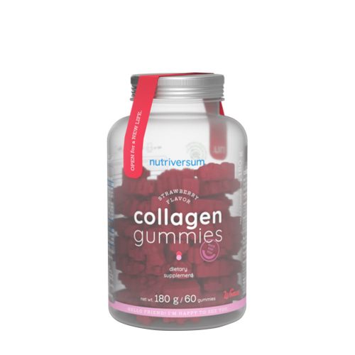 Nutriversum Collagen Gummies - WOMEN (60 Gumicukor, Eper)