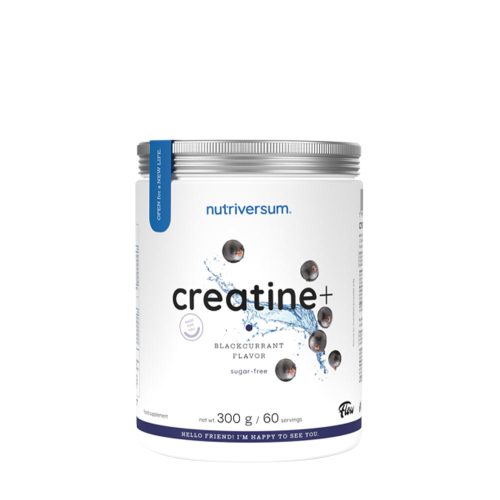 Nutriversum Creatine+ (300 g, Fekete Ribizli)