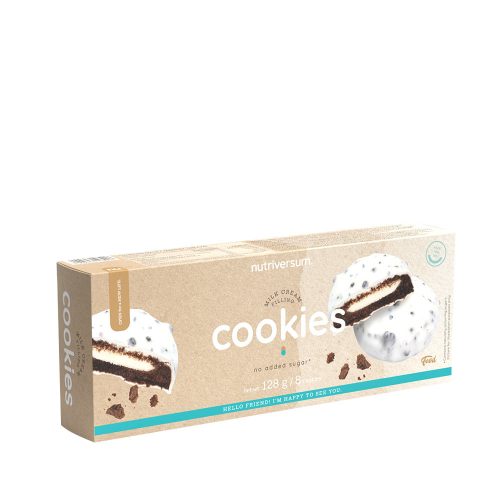 Nutriversum Food Cookies (128 g, Tejszínes)