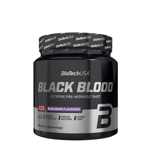 BioTechUSA Black Blood CAF+ - Edzés előtti (300 g, Kékszőlő)