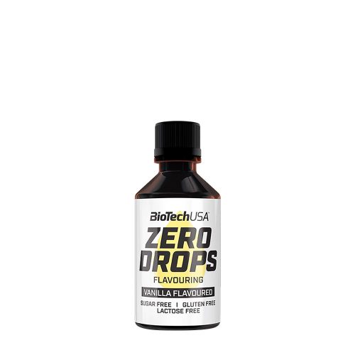 BioTechUSA Zero Drops Ízesítőcsepp (50 ml, Vanília)