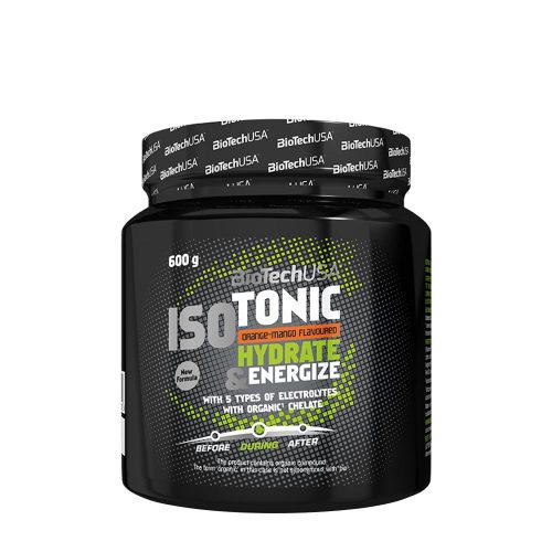 BioTechUSA IsoTonic - Edzés Közbeni Energizáló (600 g, Narancs Mangó)