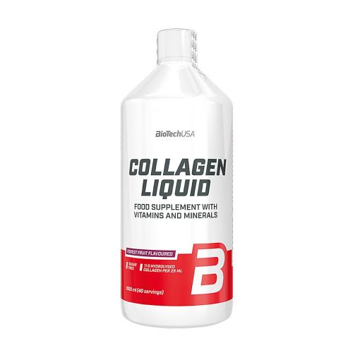 BioTechUSA Collagen Liquid - Folyékony Kollagén (1000 ml, Erdei Gyümölcs)