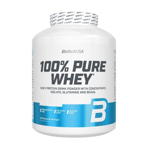 BioTechUSA 100% Pure Whey tejsavó fehérjepor (2270 g, Csokis Keksz és Krém )