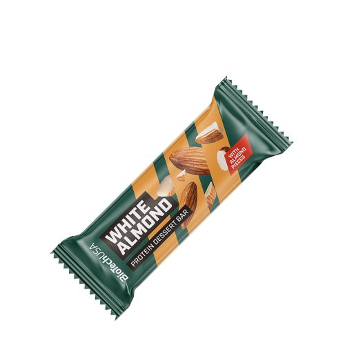 BioTechUSA Protein Dessert Bar - Fehérjeszelet (50 g, White Almond)