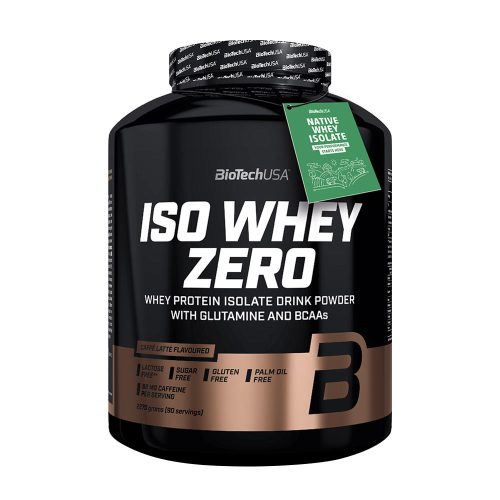 BioTechUSA Iso Whey Zero prémium fehérje (2270 g, Caffé latte)