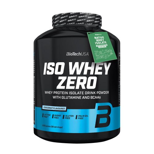 BioTechUSA Iso Whey Zero prémium fehérje (2270 g, Kókusz)