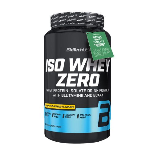 BioTechUSA Iso Whey Zero prémium fehérje (908 g, Ananász Mangó)