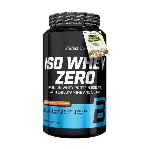 BioTechUSA Iso Whey Zero prémium fehérje (908 g, Sós Karamella)