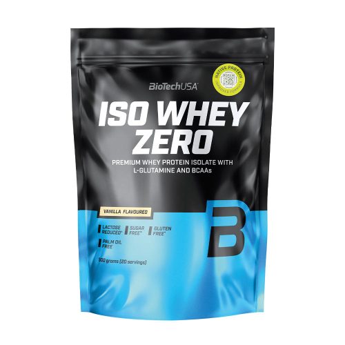 BioTechUSA Iso Whey Zero prémium fehérje (500 g, Vanília)